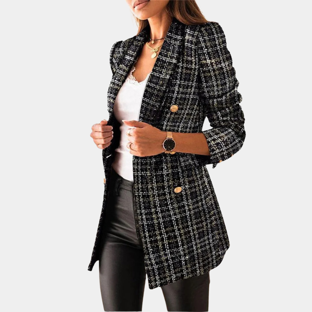 Blazer Donna Sartoriale Tessuto Leggero Vestibilità Classica
