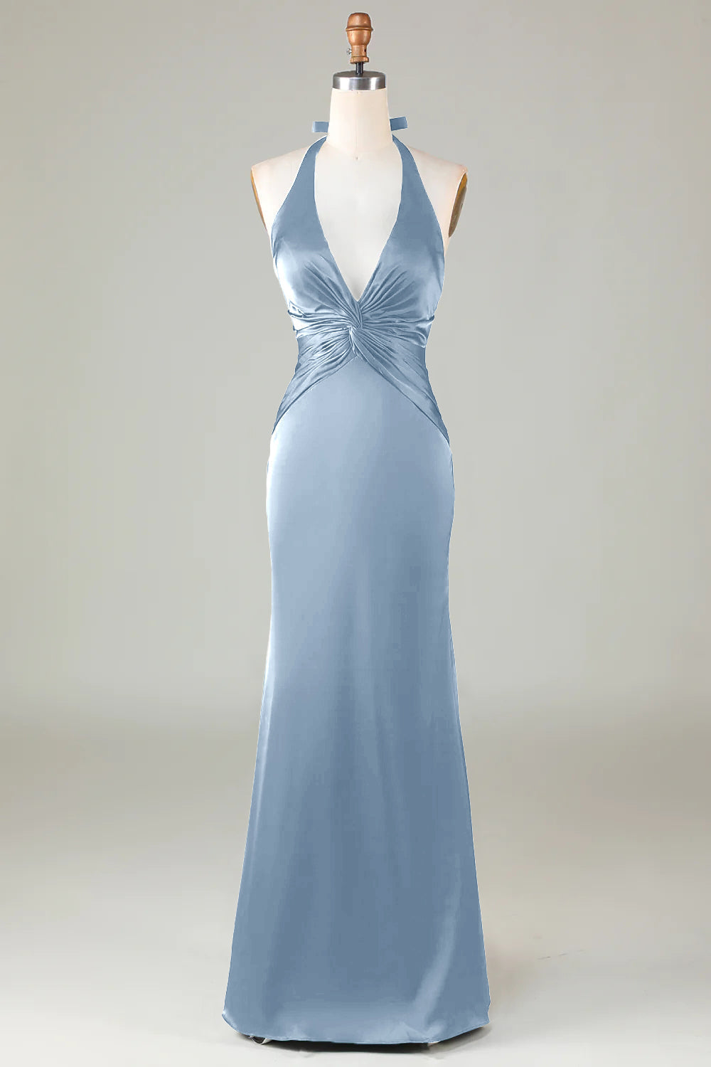 Abito Cerimonia Donna Elegante Scollo Classico