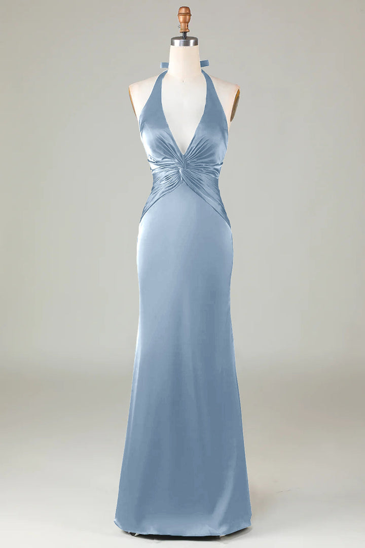 Abito Cerimonia Donna Elegante Scollo Classico