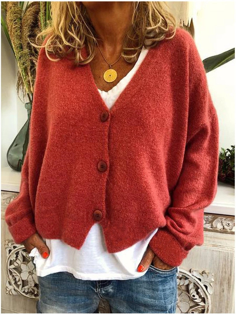 Gilet Donna in Maglia Elegante Vestibilità Classica