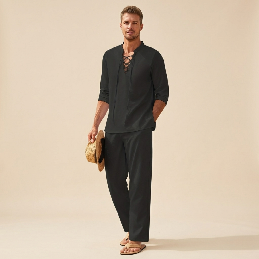 Dylan | Completo Estivo Leggero – Scollo a V, Comodo &amp; Versatile 3