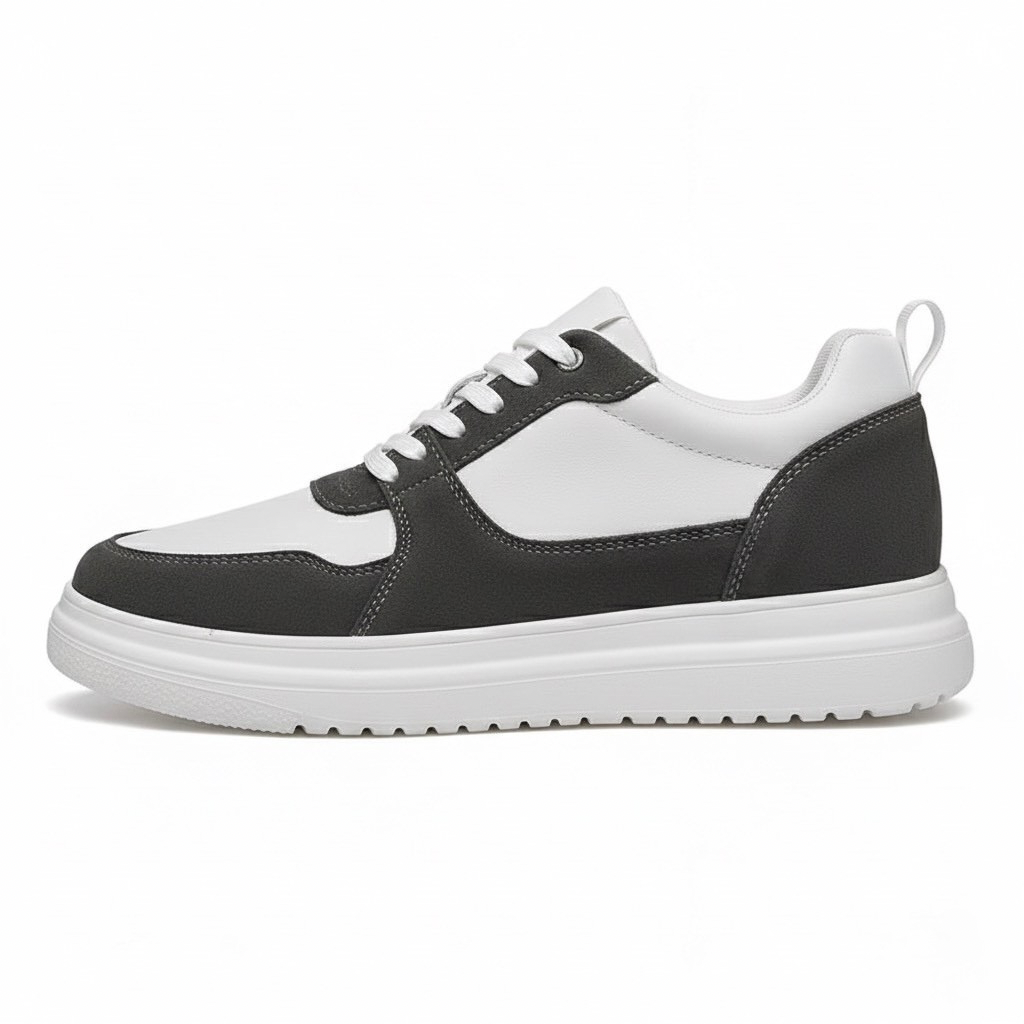 Sneakers Uomo con Rialzo Interno Suola Solida Comfort