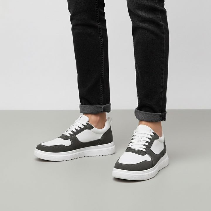 Sneakers Uomo con Rialzo Interno Suola Solida Comfort