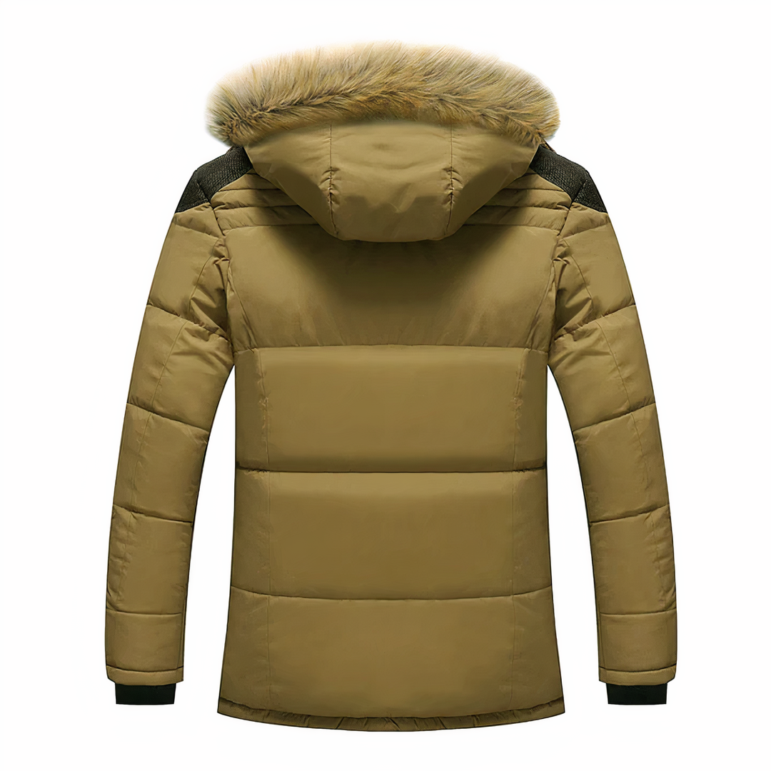 Parka Uomo Invernale con Cappuccio Rimovibile Slim Fit - Vesarelli
