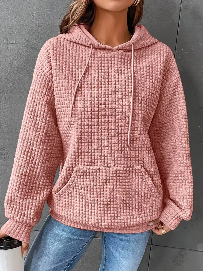 Maglione Estivo Donna Morbido con Cappuccio Comfort - Vesarelli