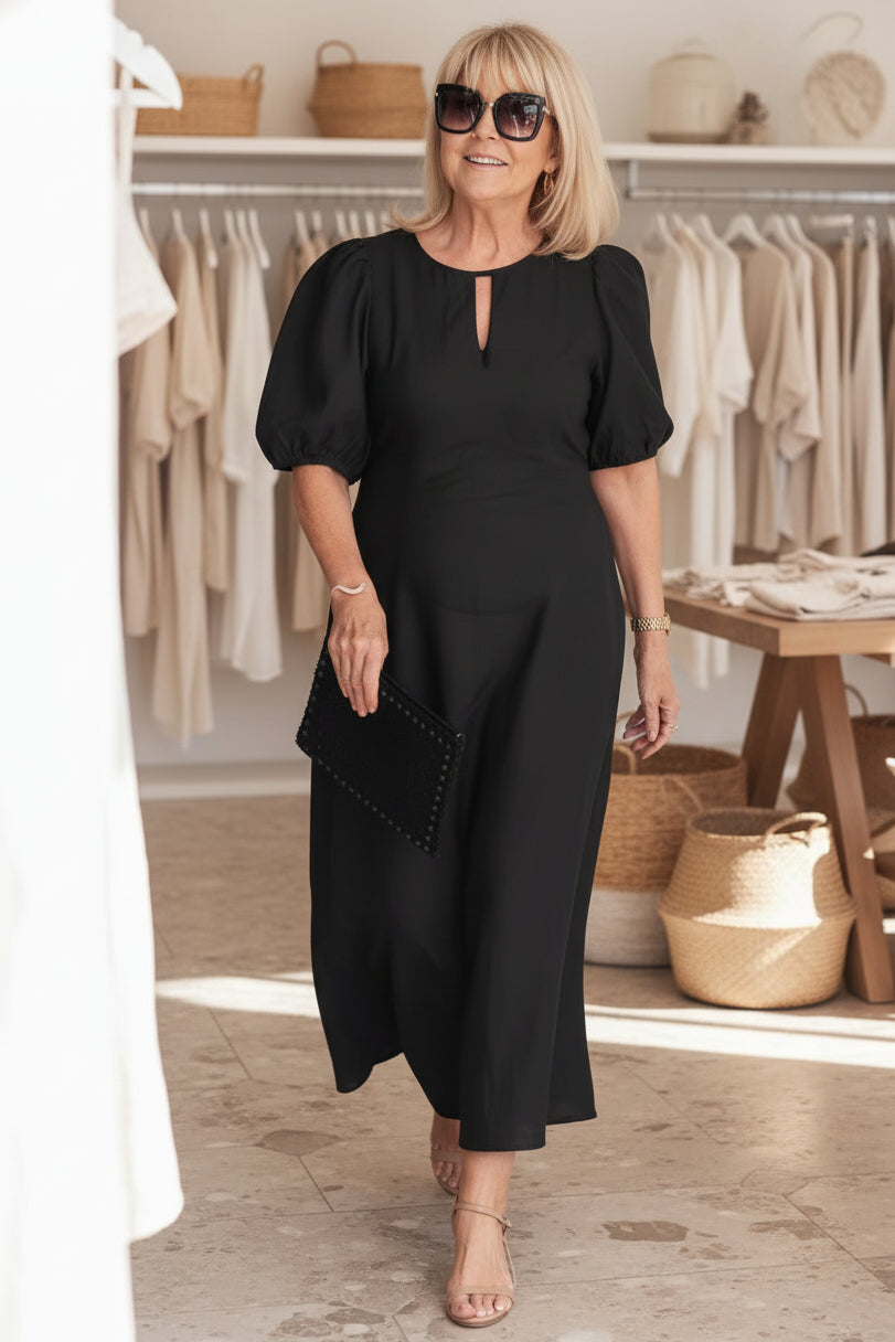 Abito lungo Donna Elegante Classico Semplice