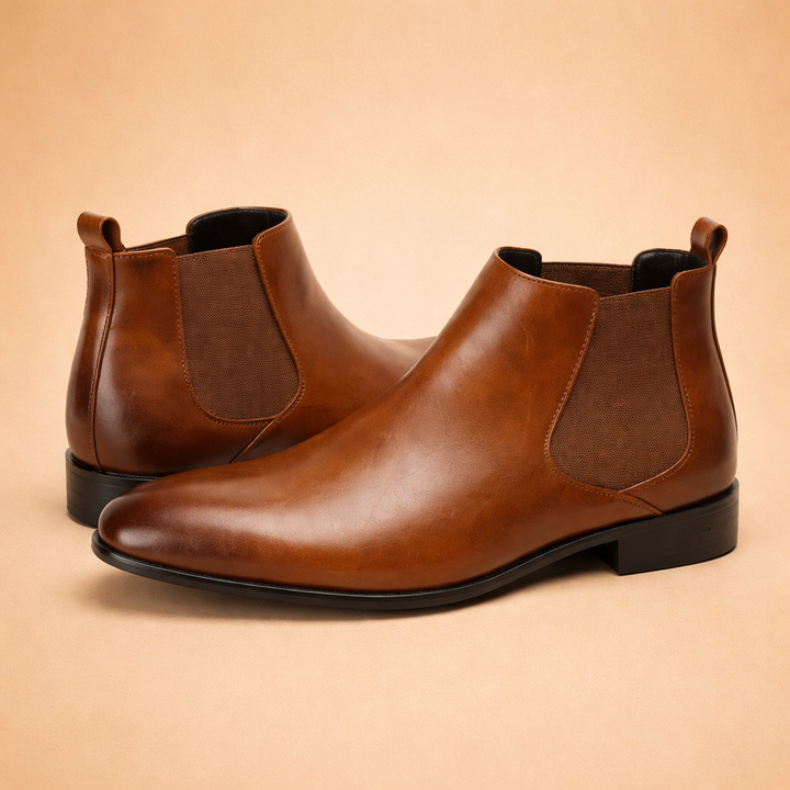 Stivaletti Chelsea Uomo Slip-On Eleganti Classici