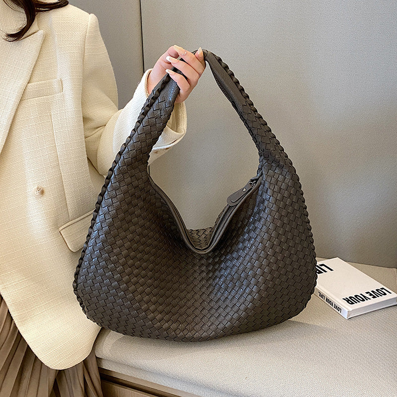 Borsa a Tracolla Donna Intrecciata Materiale Resistente - Vesarelli