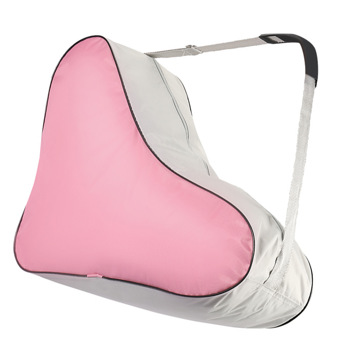 Elegante borsa per pattini a rotelle – Borsa traspirante per pattini in linea e da ghiaccio con tracolla regolabile 5