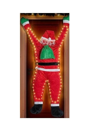 Eleganza natalizia | Decorazione di Babbo Natale da appendere per interni natalizi 7