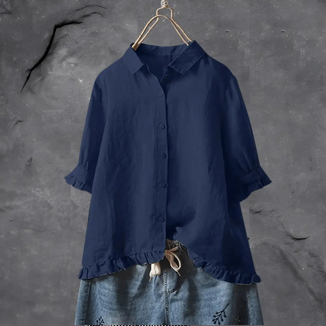 Camicia Uomo Cotone Manica Lunga Classica - Vesarelli