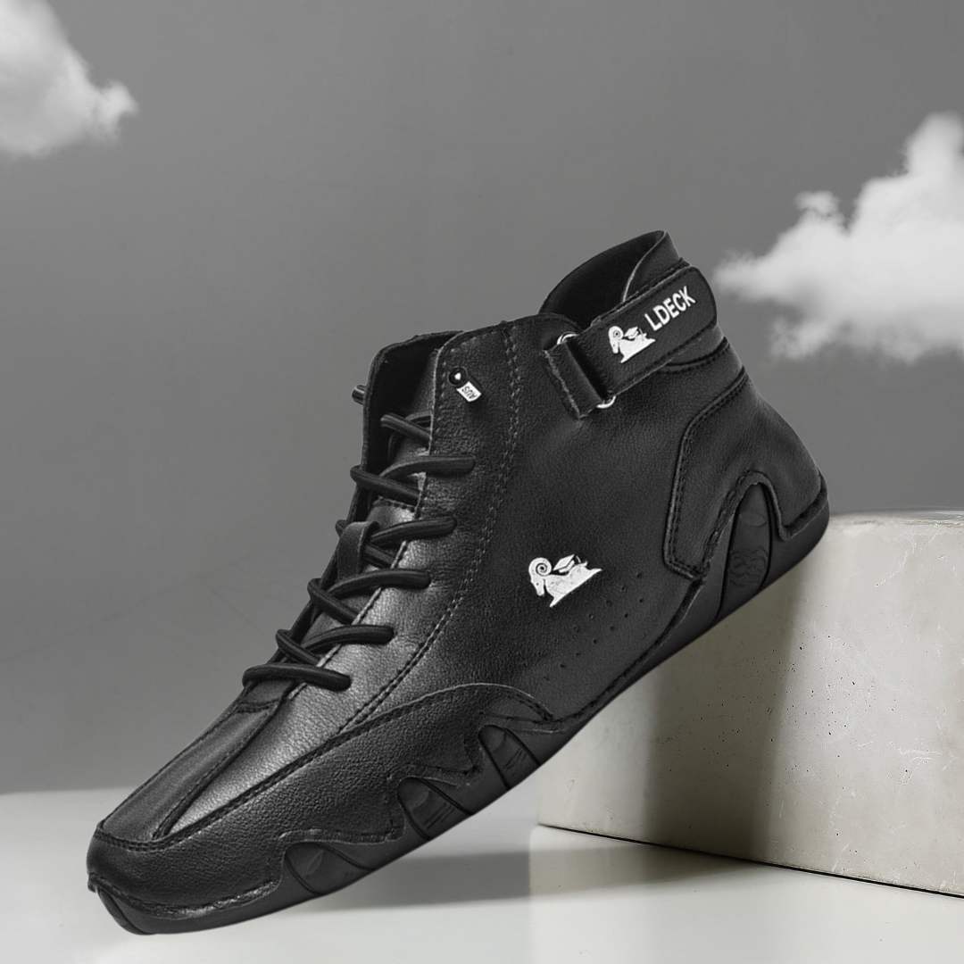 Elysium | Eleganti Scarpe Ortopediche Uomo in Pelle Vegana, Comode e Impermeabili 4