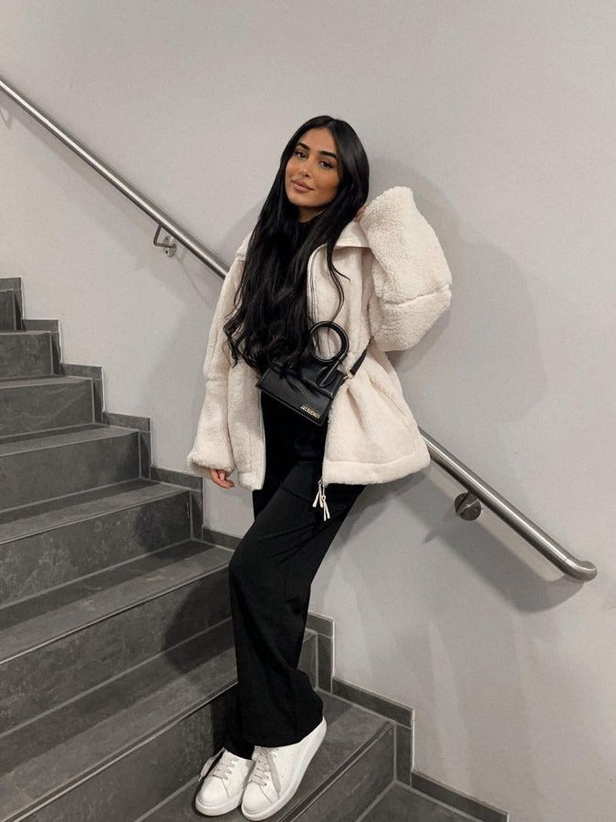 Emma | Giacca in pile oversize da donna, morbida e calda 2