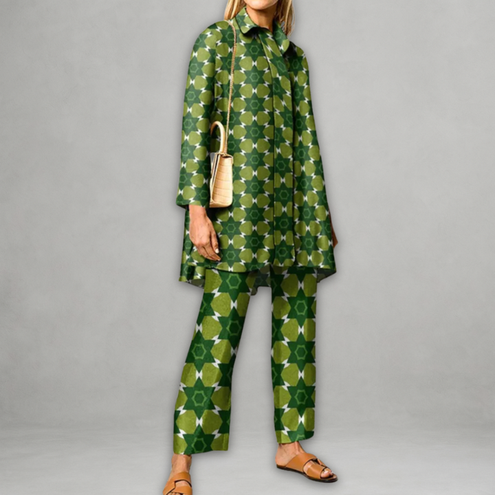 Ensemble Geometrico Chic (SET DA DUE PEZZI) | Coordinato d’impatto & Linea slanciata