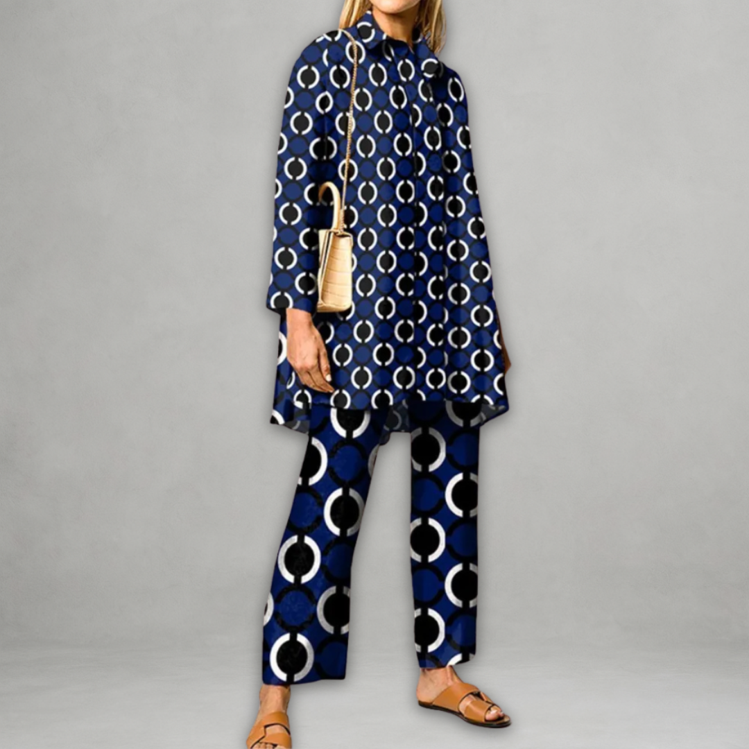 Ensemble Geometrico Chic (SET DA DUE PEZZI) | Coordinato d’impatto & Linea slanciata