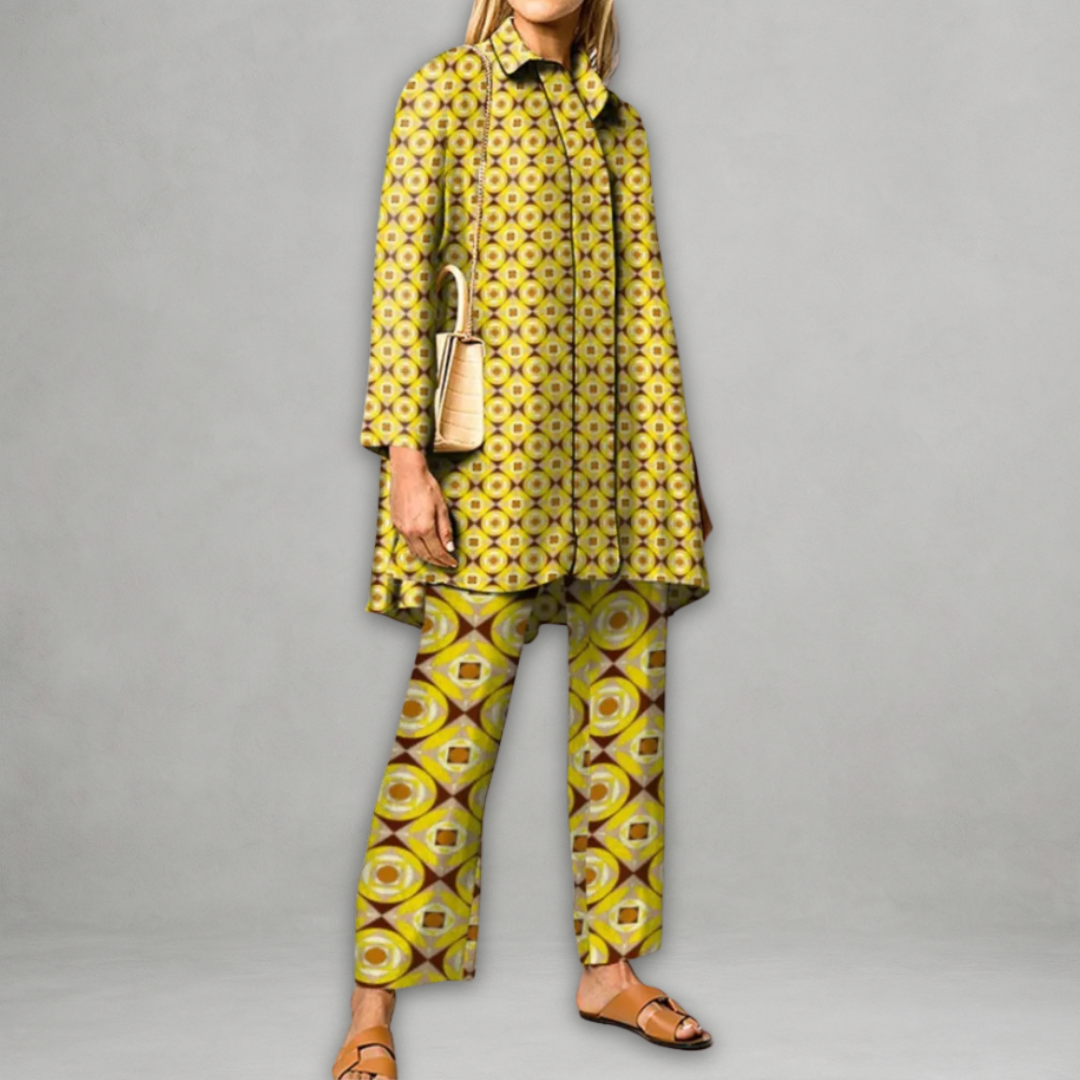 Ensemble Geometrico Chic (SET DA DUE PEZZI) | Coordinato d’impatto & Linea slanciata