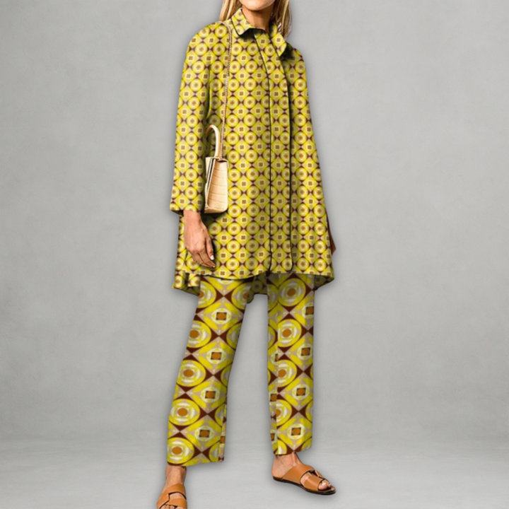 Ensemble Geometrico Chic (SET DA DUE PEZZI) | Coordinato d’impatto & Linea slanciata