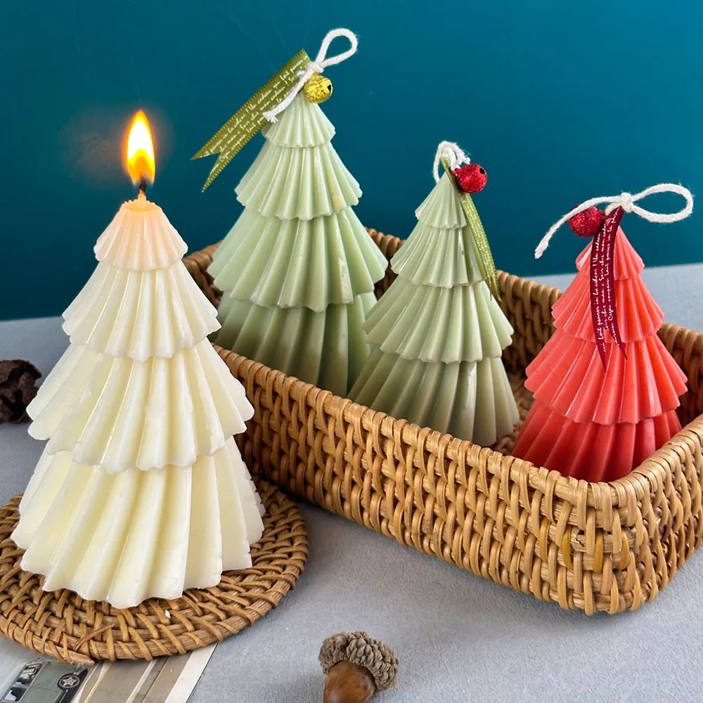 Everlight – Mini stampo per candele a forma di albero di Natale per realizzare candele fai da te 1