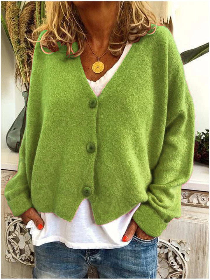 Cardigan Donna Lavorato a Maglia Morbido