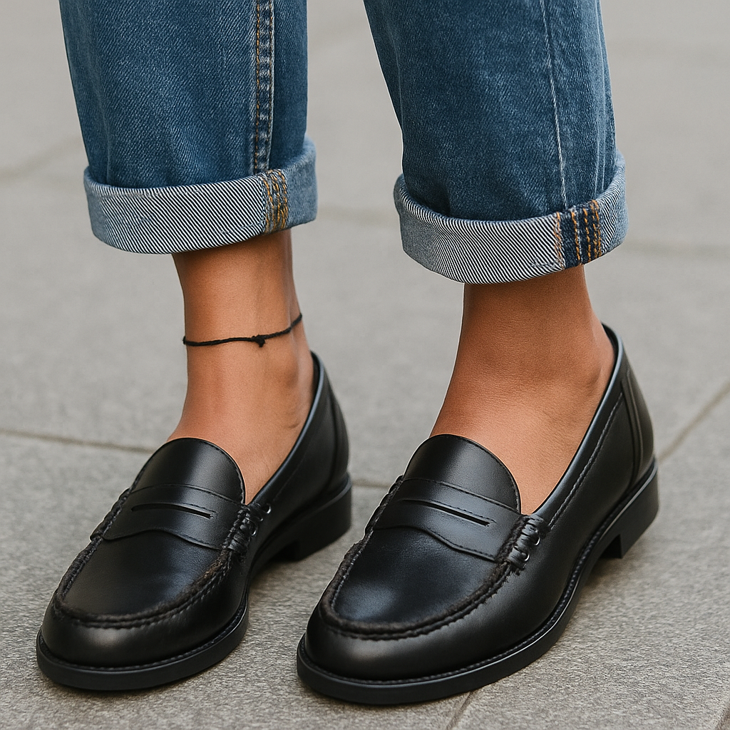 Mocassini Donna Pelle Scamosciata Classici Comfort - Vesarelli