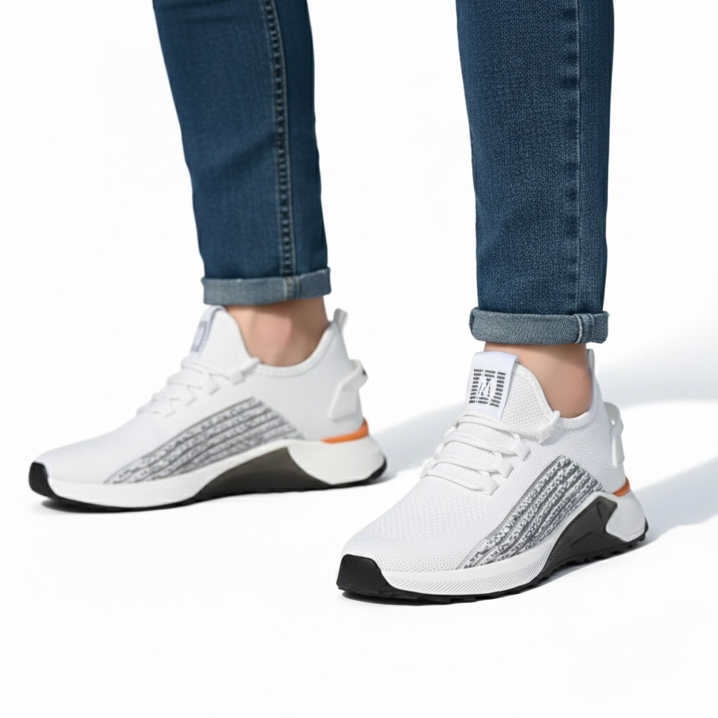 Sneakers Uomo con Rialzo Interno Comfort e Design Dinamico