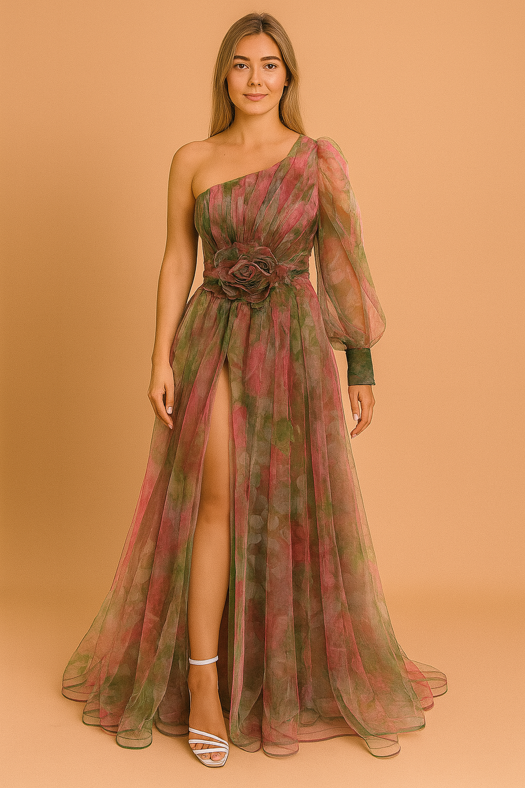 FIONA | Elegante abito con spalle scoperte 1