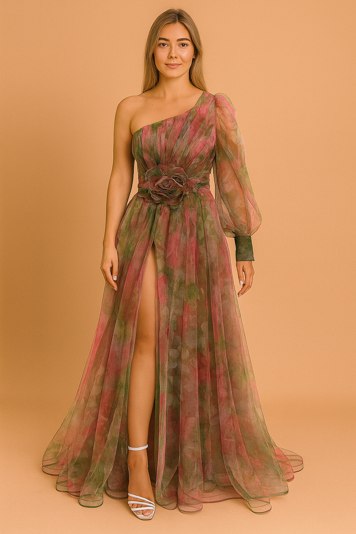 FIONA | Elegante abito con spalle scoperte 1