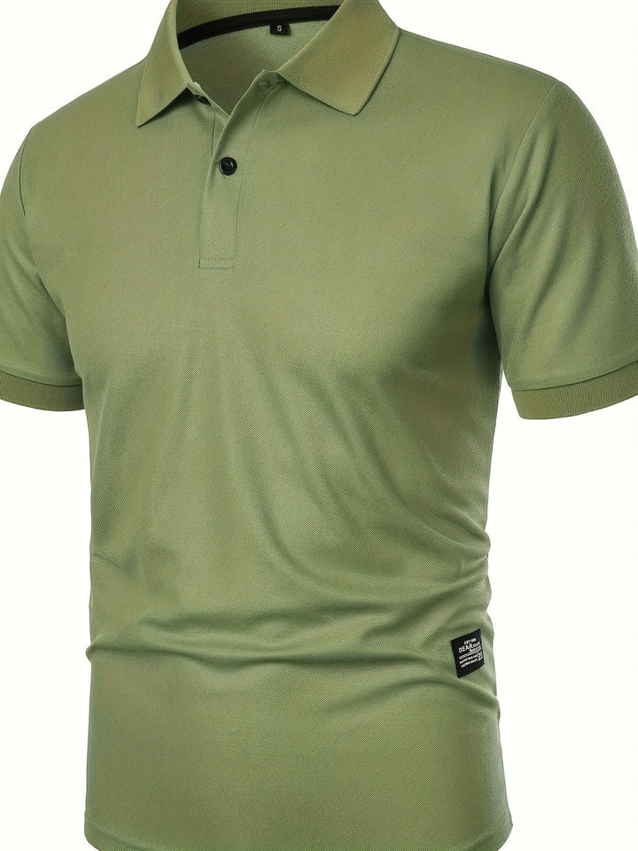 Polo Uomo Classica Cotone Colletto Elegante