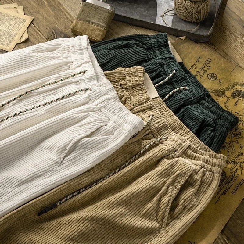 Fabiano | Eleganti Pantaloncini Uomo in Velluto a Coste – Stile Vintage e Rilassato 5