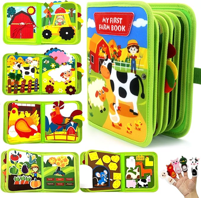 FarmVista | Libro interattivo per bambini sugli animali della fattoria e sull'apprendimento divertente 2