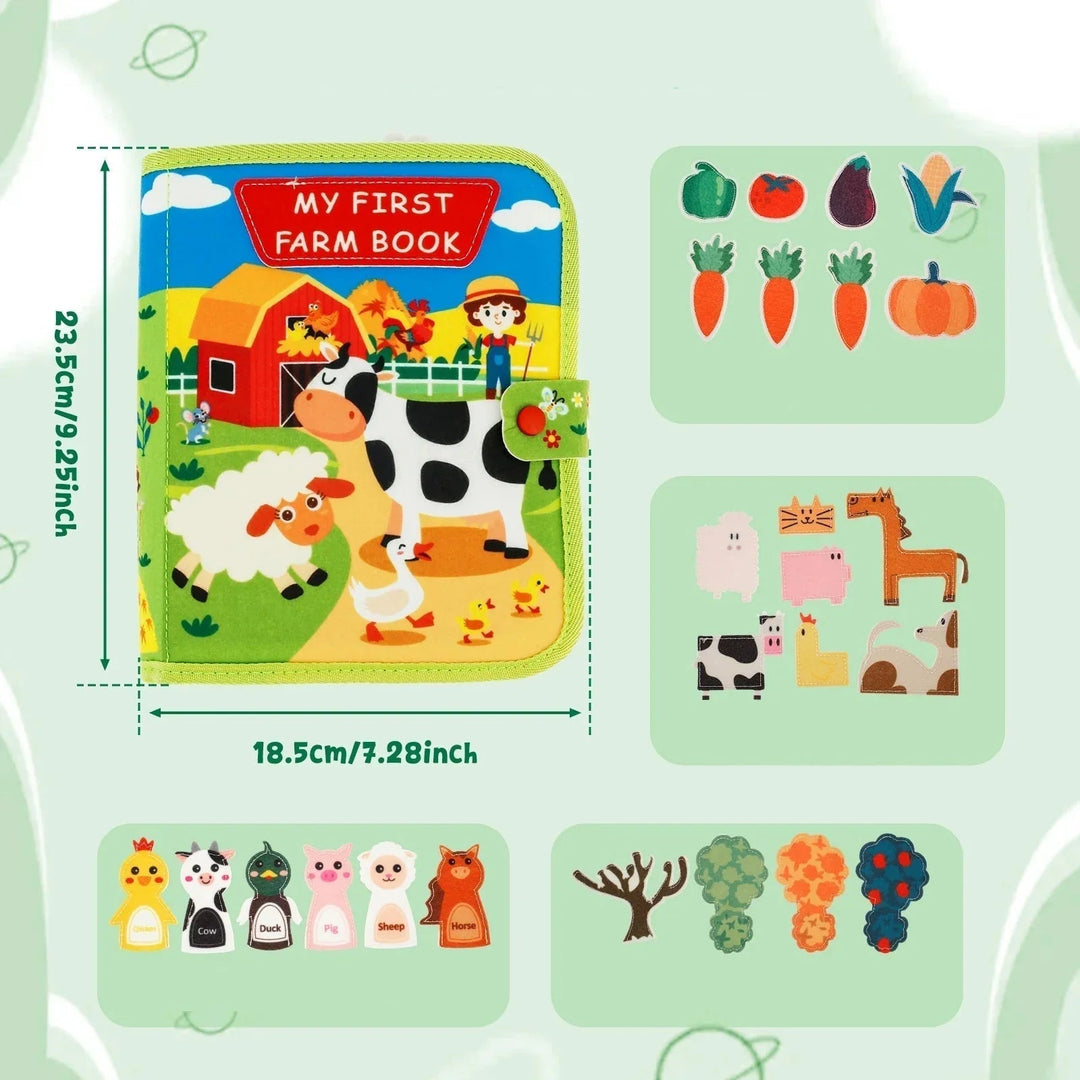 FarmVista | Libro interattivo per bambini sugli animali della fattoria e sull'apprendimento divertente 3