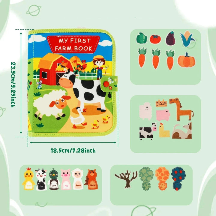 FarmVista | Libro interattivo per bambini sugli animali della fattoria e sull'apprendimento divertente 3