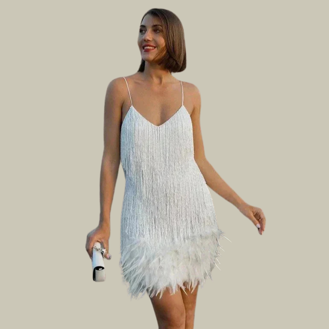 Abito Mini Donna Cerimonia Sera Elegante