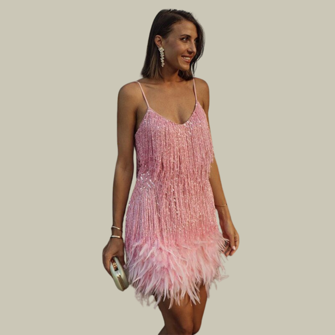 Abito Mini Donna Cerimonia Sera Elegante