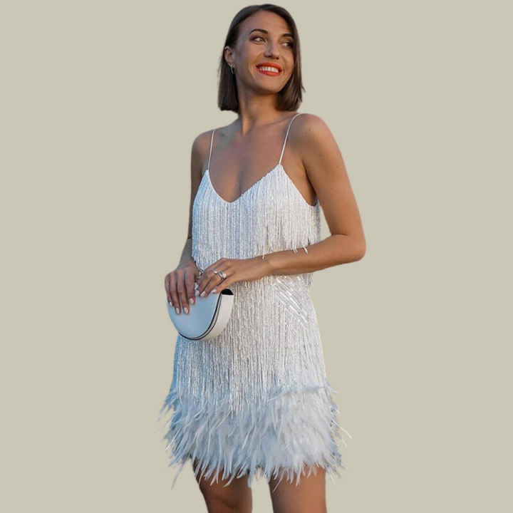 Abito Mini Donna Cerimonia Sera Elegante