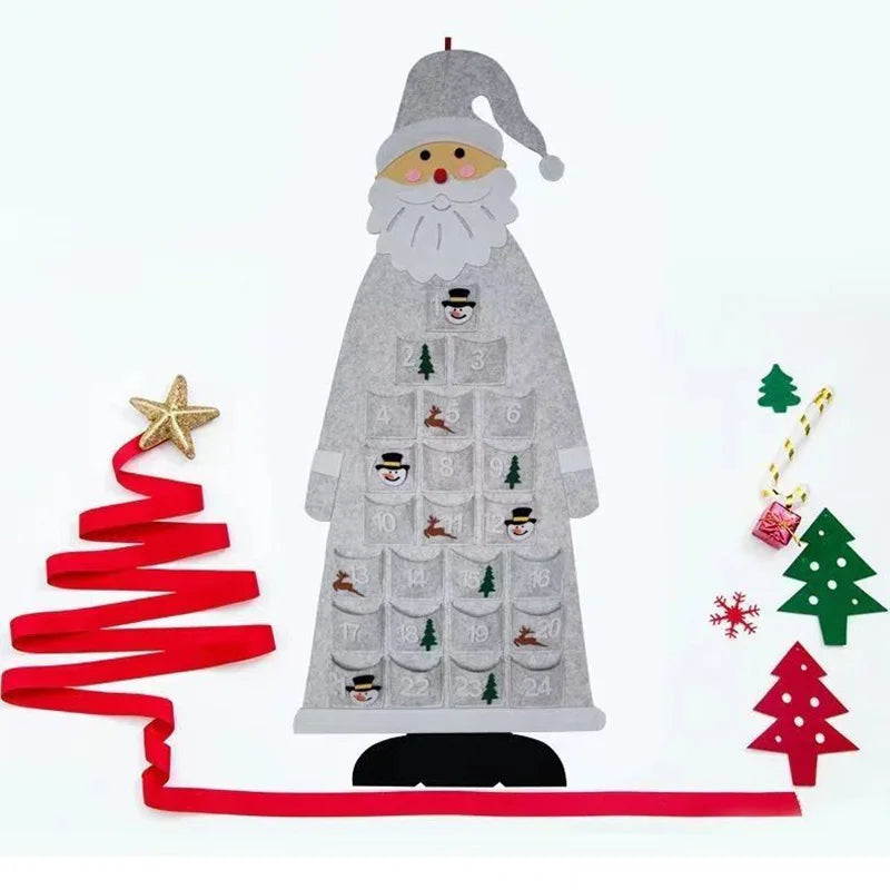 Calendario Avvento Unisex a Forma di Gatto con Mini Sorprese Natalizie - Vesarelli
