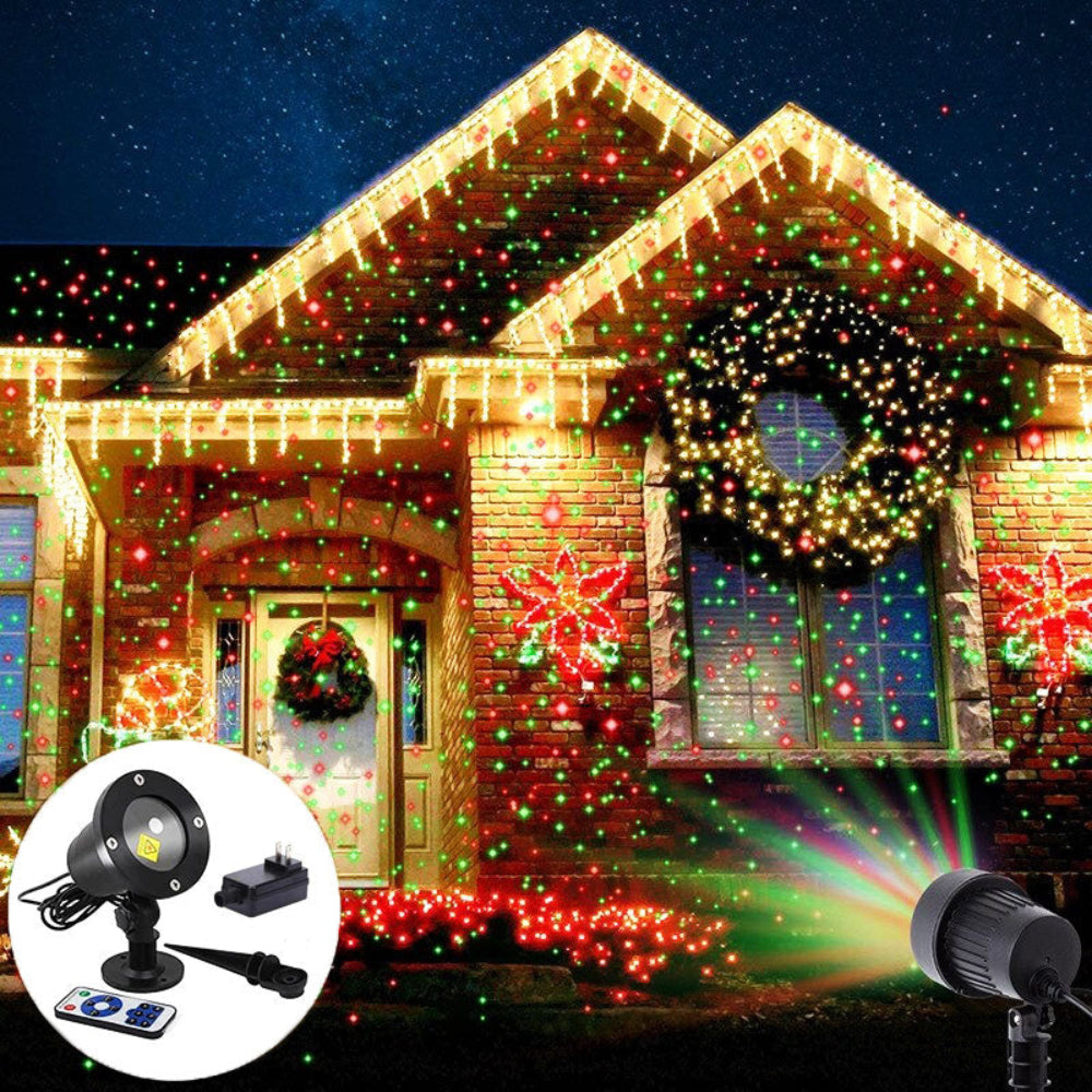 FestivaGlow | Proiettore luminoso impermeabile per esterni per decorazioni natalizie 1
