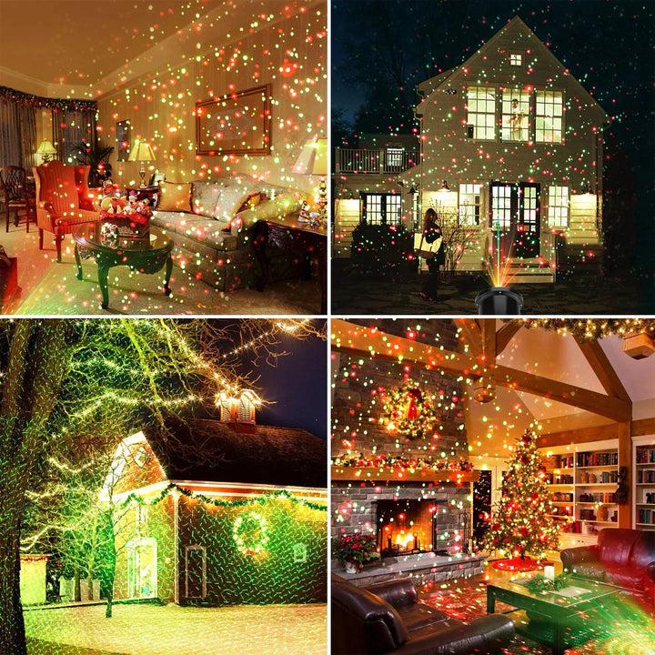FestivaGlow | Proiettore luminoso impermeabile per esterni per decorazioni natalizie 3