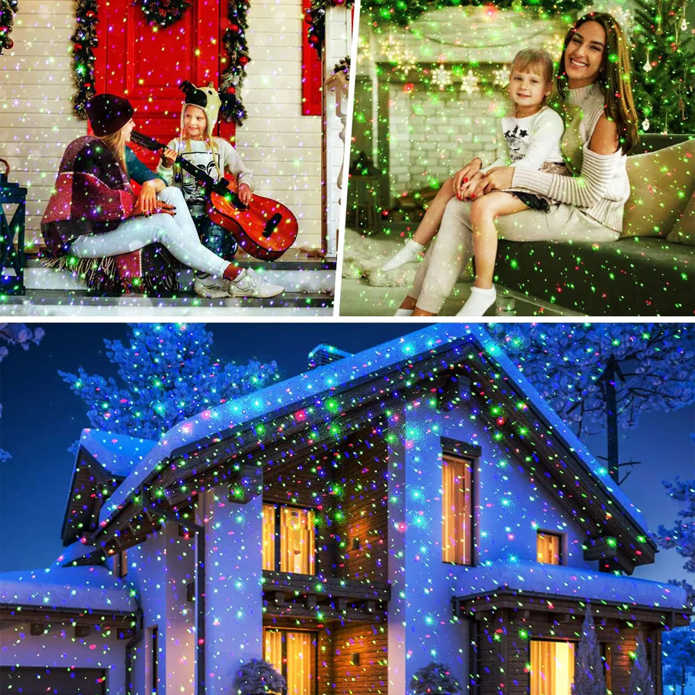 FestivaGlow | Proiettore luminoso impermeabile per esterni per decorazioni natalizie 5