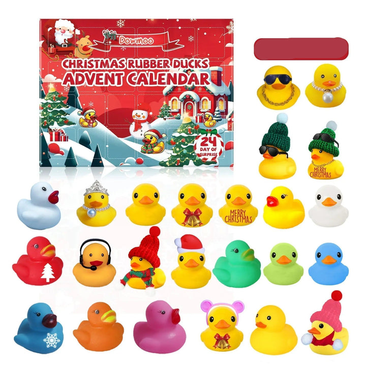 Calendario Avvento Bambino con Paperelle Gomma Gioco Festivo - Vesarelli