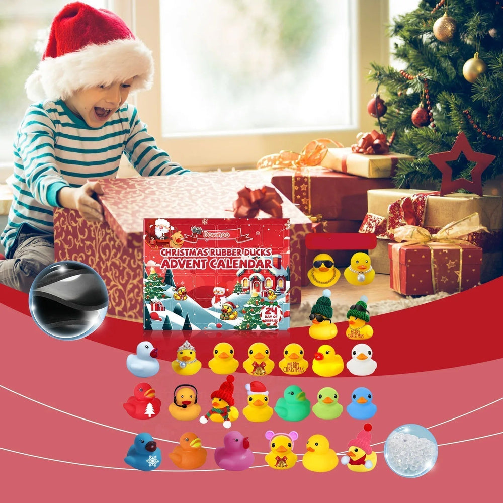 FestiveDuck | Calendario dell'Avvento con paperelle di gomma per il divertimento dei bambini durante le feste 1