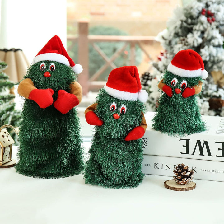 FestivePlush | Giocattolo musicale animato a forma di albero di Natale per decorazioni natalizie 1