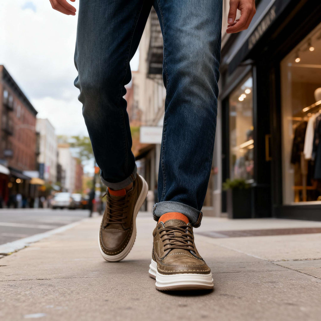 Filippo | Elegante e Confortevole Sneaker Uomo in Pelle di Alta Qualità 5