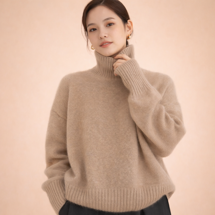 Fiorina | Maglia Donna Dolcevita – Elegante, Calda e in Cashmere 3