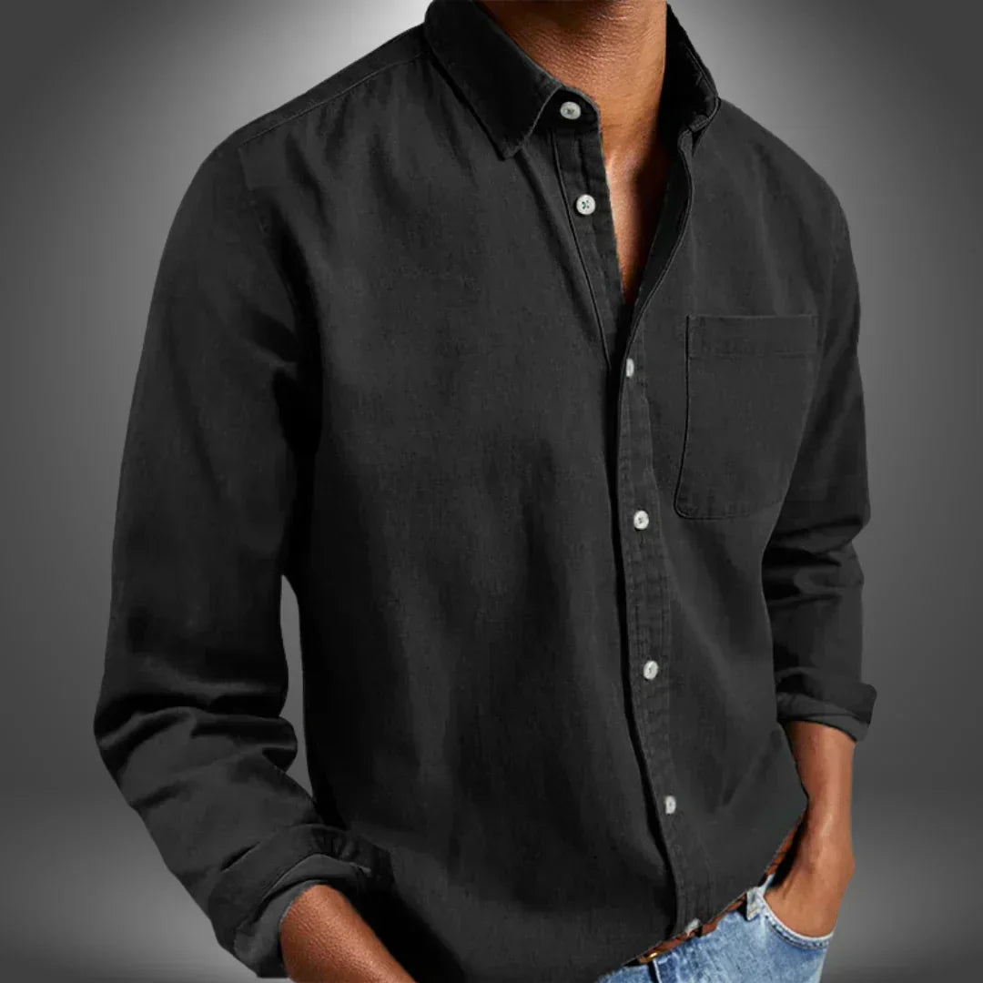Camicia Uomo Artigianale Traspirante Stile Elegante