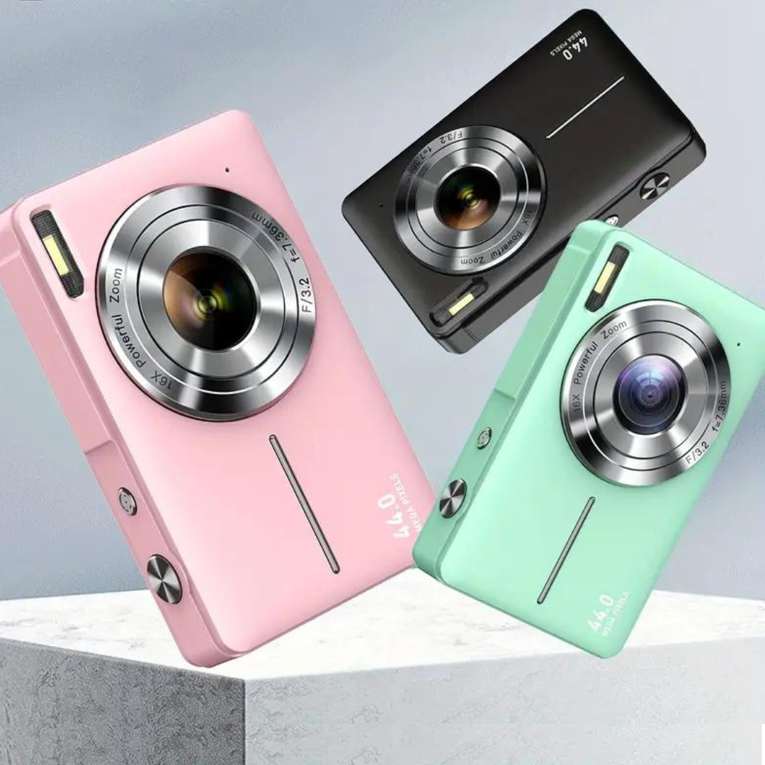 Fotocamera Digitale Compatta Vintage Leggera con Video 1080p – Ideale per Fotografie Nostalgiche e Portatile 1