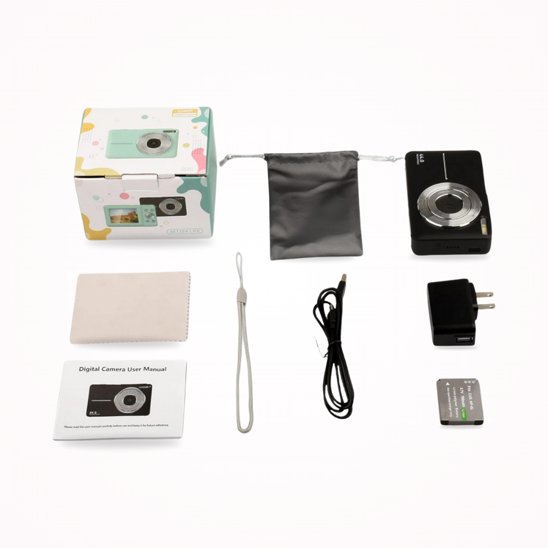 Fotocamera Digitale Compatta Vintage Leggera con Video 1080p – Ideale per Fotografie Nostalgiche e Portatile 2