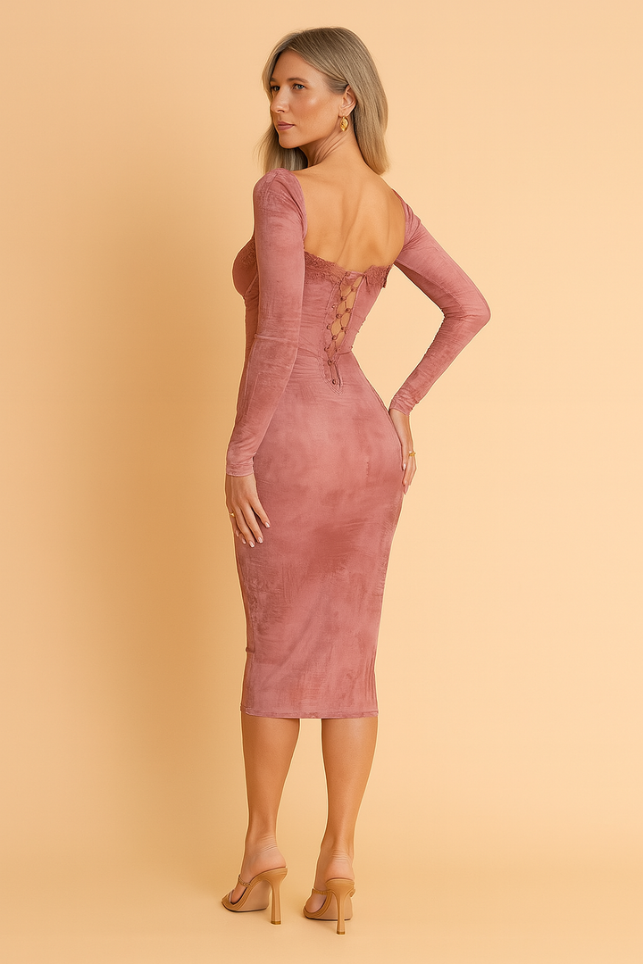 Francine | Elegante abito rosa 2