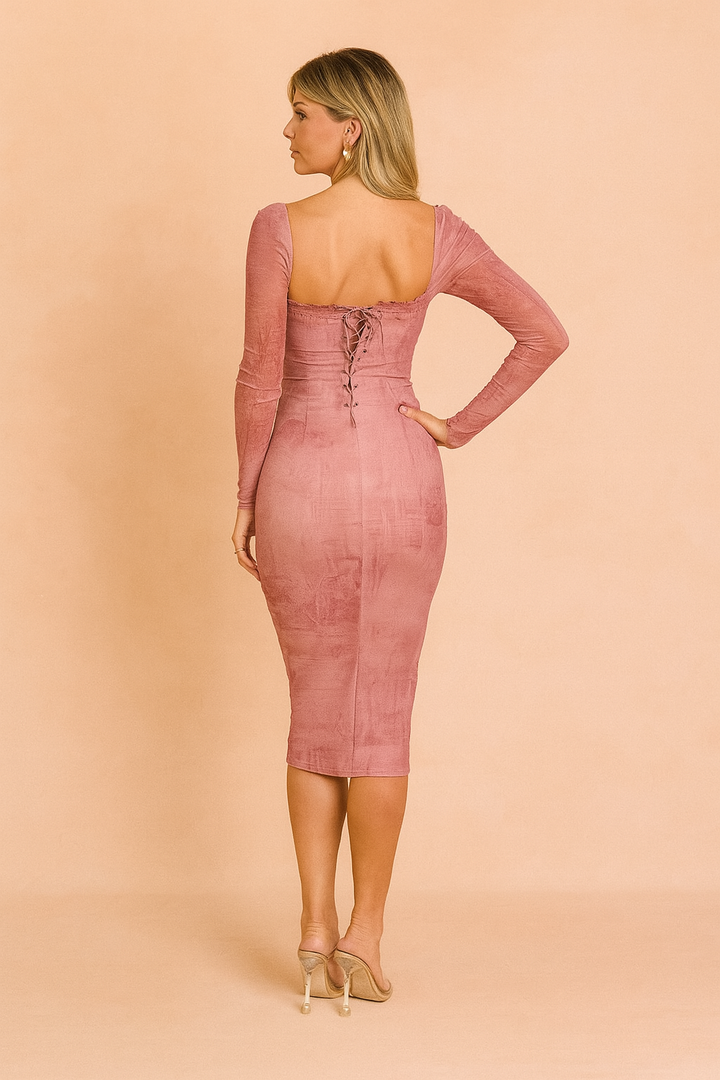 Francine | Elegante abito rosa 3
