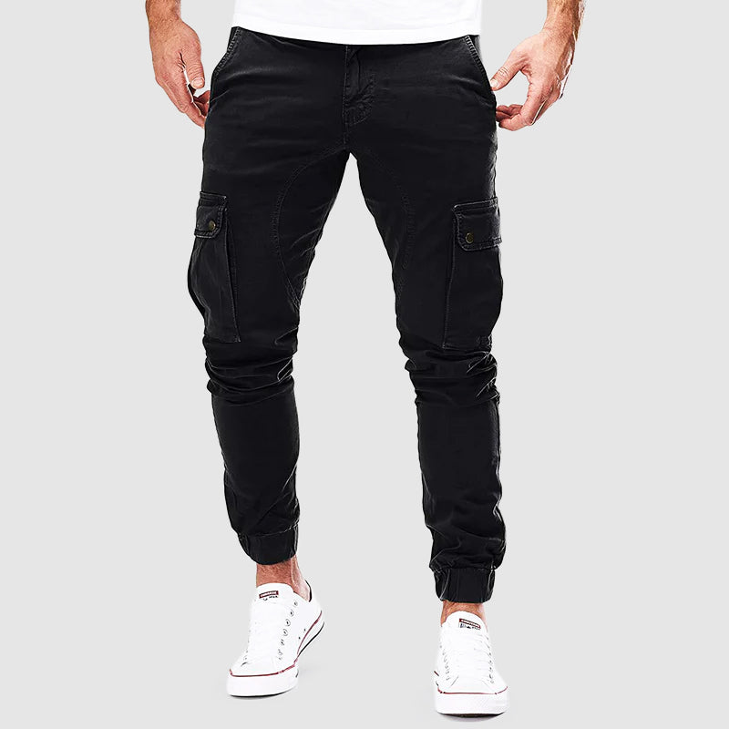 Pantaloni Cargo Uomo Tessuto Autunnale Comodi - Vesarelli